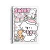 High-Value Soft-Shell PVC A5 Binder: Happy Puppy Thick B5 Removable Student Notebook