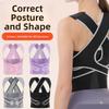 Full Back Support Posture Corrector Upper Back Brace Scoliosis Correction  Office Work
