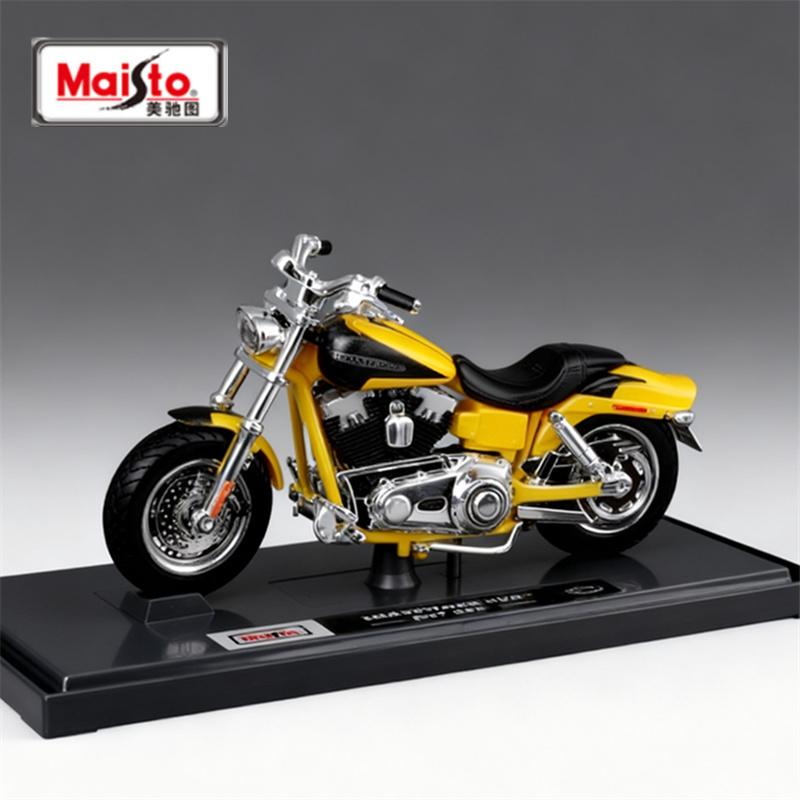 Maisto 1:18 Harley 2009 Fxdfse Cvo Fat Bob Leichtmetall Sport Cruiser Motorrad Modell Diecast Straßenrennsport Motorrad Modell Kindergeschenk black