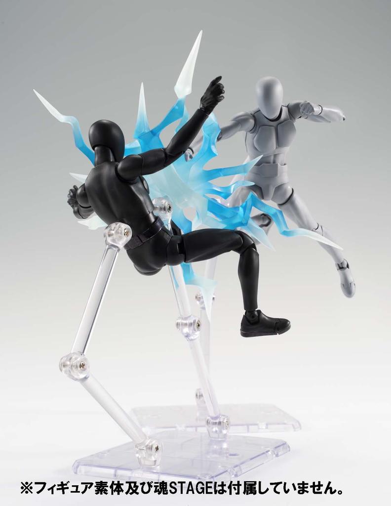 TAMASHII NATIONS Tamashii EFFECT THUNDER Blue ABS PVC Painted Action Figure Ver. Non-scale &