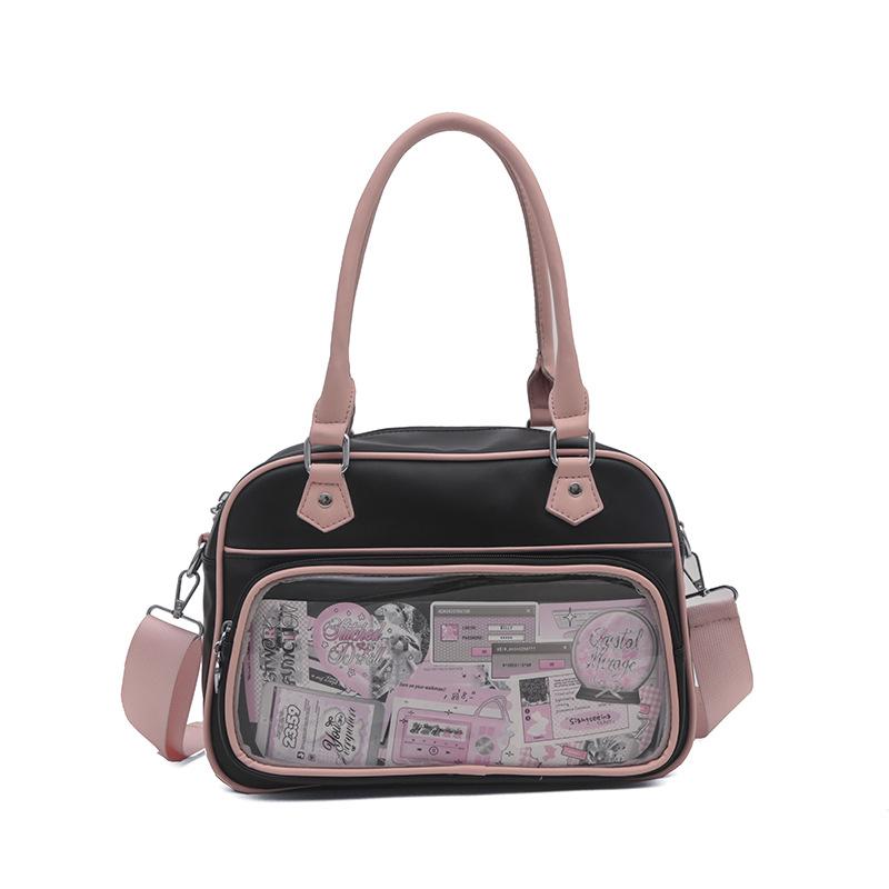 New Original Design Y2K Spicy Girl Ita Bag Large Capacity Commuting Diagonal Cross Bag, Cute Ulzzang Single Shoulder Handbag