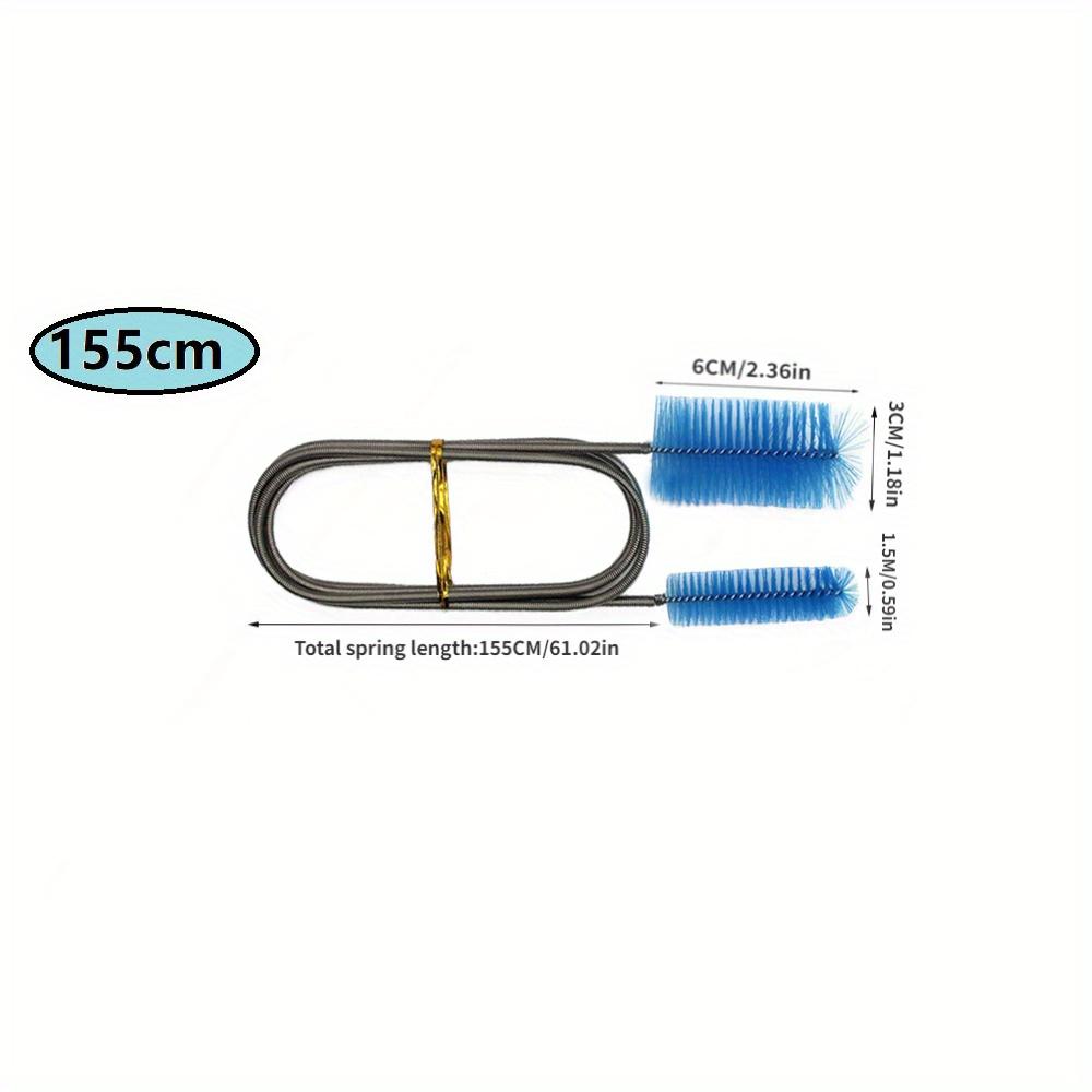 Pipe Cleaning Brush Air Pipe Flexible Double Head Hose Aquarium Accessories Water Tank Cleaner Water Filter Nylon 90/155/200cm/35.43/61.02/78.74inch