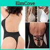 Women Shaperwear Bodysuit Thong For Tummy Control Seamless Body Shapers Belly Trimmer Sculpting Waist Trainer Backless Tank Tops