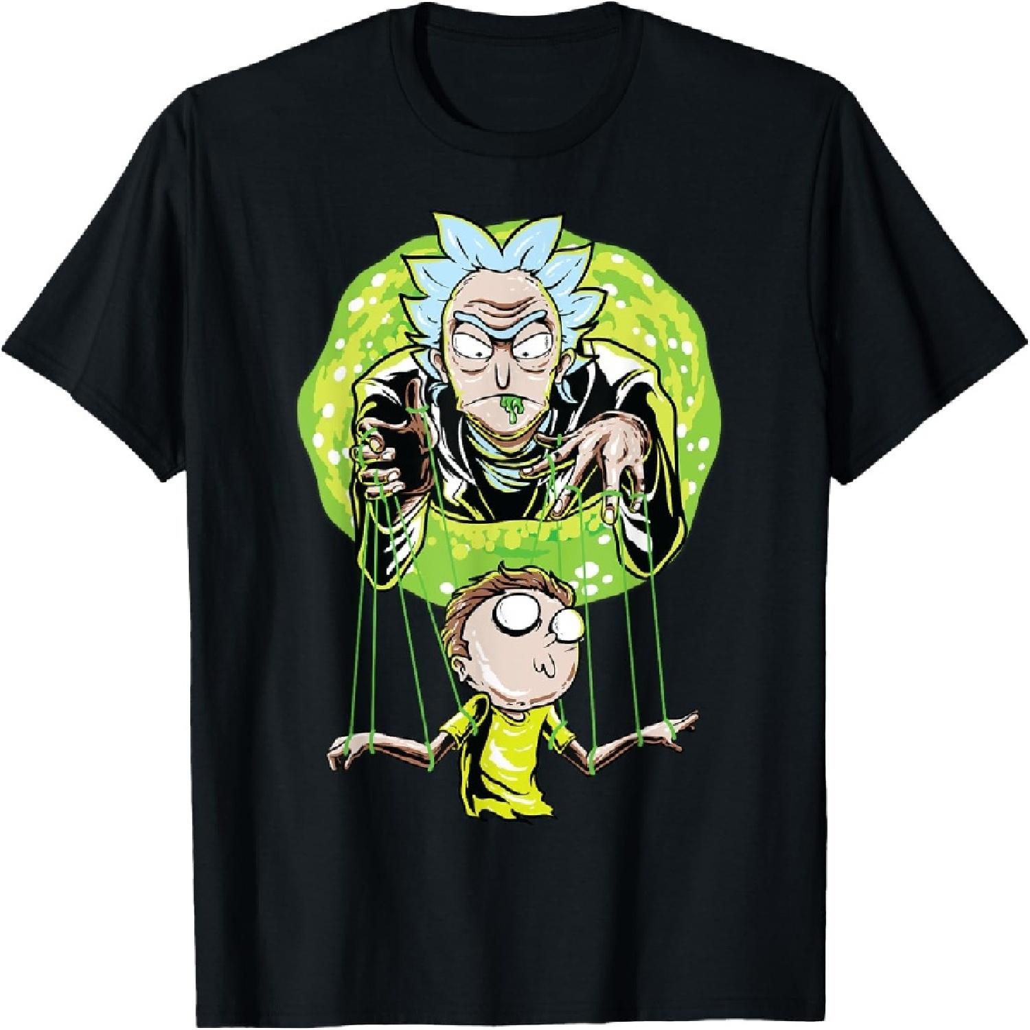 

Mademark x Rick and Morty - Rick And Morty Puppet And Space Portal T-Shirt T-Shirt XXXXXL різнокольоровий