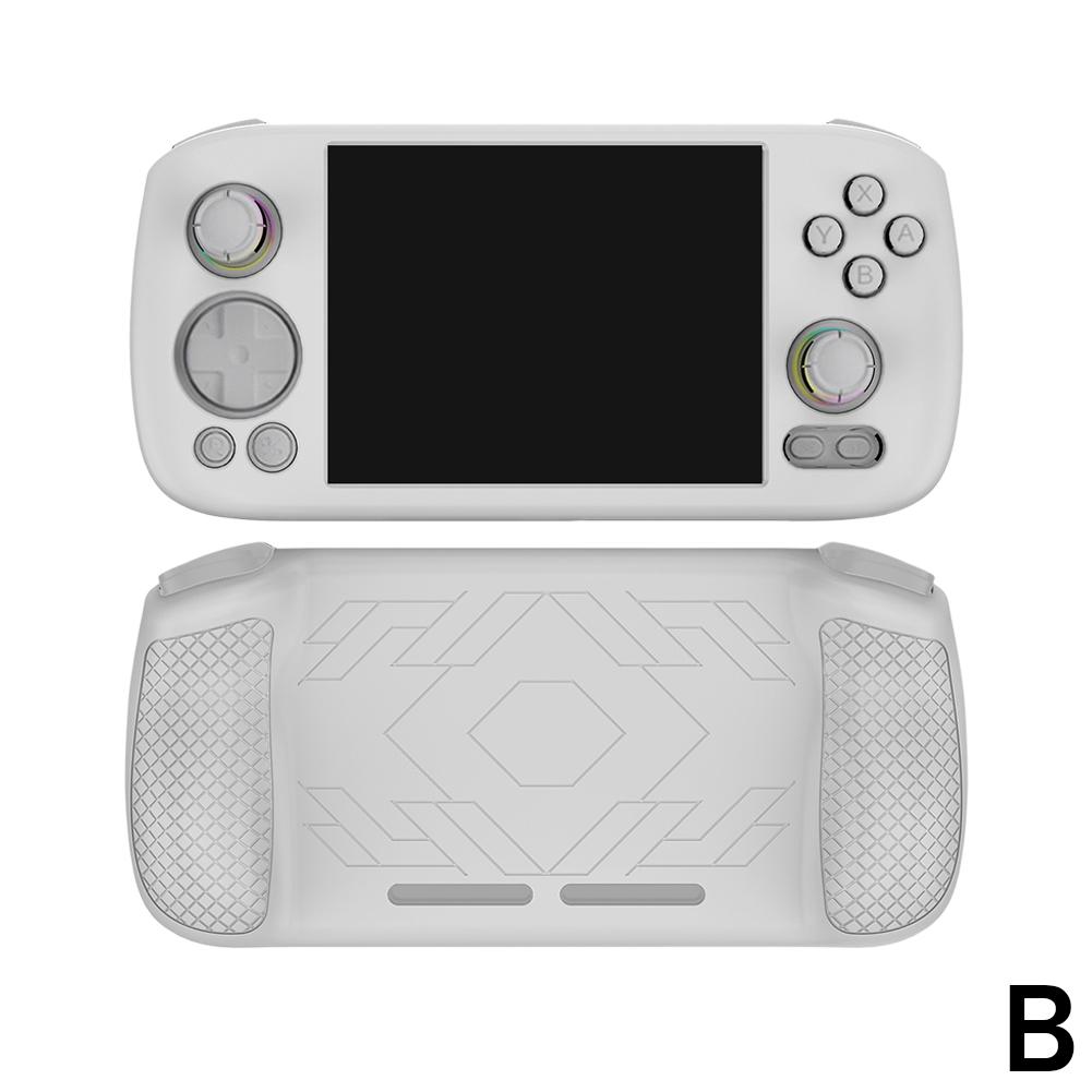 

Силиконовый мягкий чехол для игровой консоли ANBERNIC RG 406H противоударный чехол для консоли аксессуары Prote T1A4 White-1set