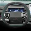 Suede Leather Car Steering Wheel Cover for Citroen e-C3 C3 Aircross 2024 2025 Non-slip Car-styling Auto Accessories