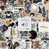 60Pcs Modern Fashion 3D Classic Vintage Stickers For Notebook Luggage Motorcycle Laptop Refrigerator Decal Sticker Story Store