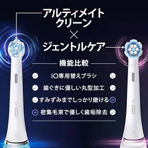 Braun Oral-B Electric Toothbrush iO5S iOG51A60WT Quiet White + 4 Replacement Brushes