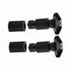 22mm 7/8inch Motorcycle Handlebar End Slider Plug   for Racing ATV Offroad Black