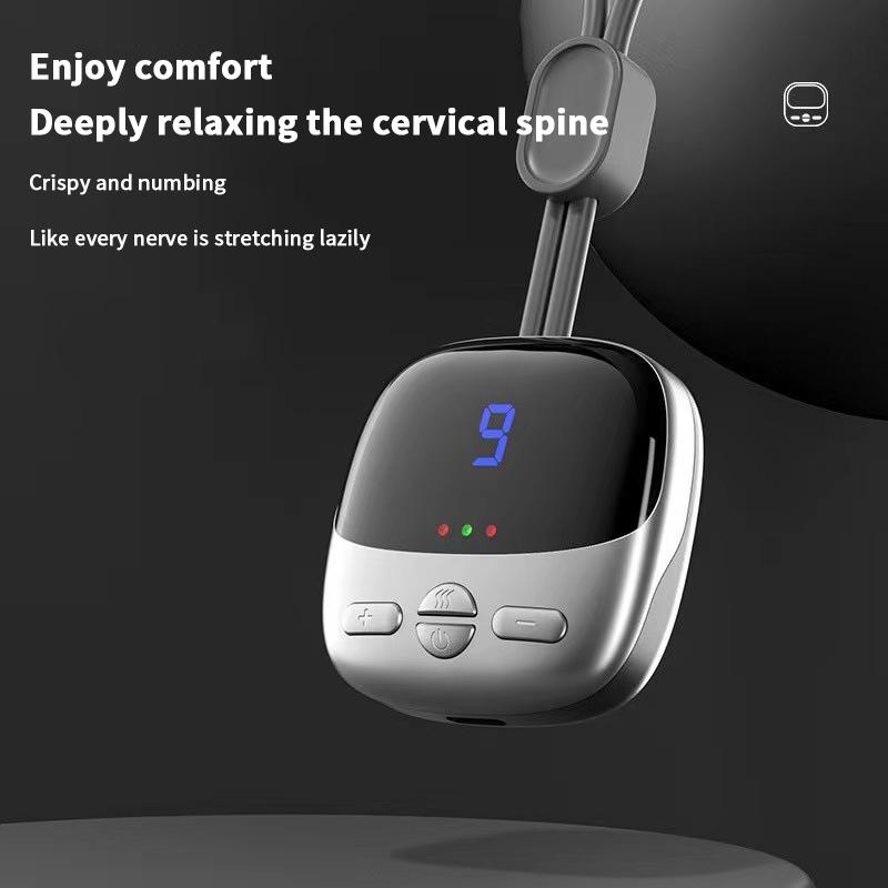 Neck And Back Shoulder Massager, 2025  Mini Portable Electric Neck And Back Shoulder Massager Device, With Heat
