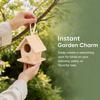 4Pcs Durable Hanging Bird House Moisture Resistant Hanging Design Wooden Bird Cage Premium Platane Wood Insect Resistant