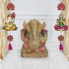 Handmade Shubh Labh Laxmi Ganesh Lotus Hangings, Temple Decoration, Diwali/Ganpati Decor, Lotus Decoration Items, Sohn/Shun/Shoon, Puja Tags