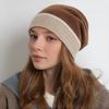 Women S Warm Fleece Lined Ear Protection Knit Beanie Hat For Autumn Winter