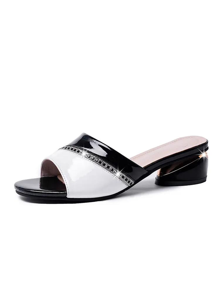 Sandales Femmes Women Fashion High Quality Peep Toe High Heel Sandals Ladies Spring Comfort Pu Leather Sandals A5979