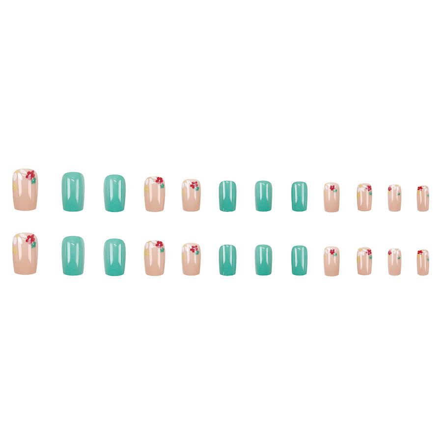 Spring Soft Green Press-On Nails: Gentle, Beautiful False Fingertips