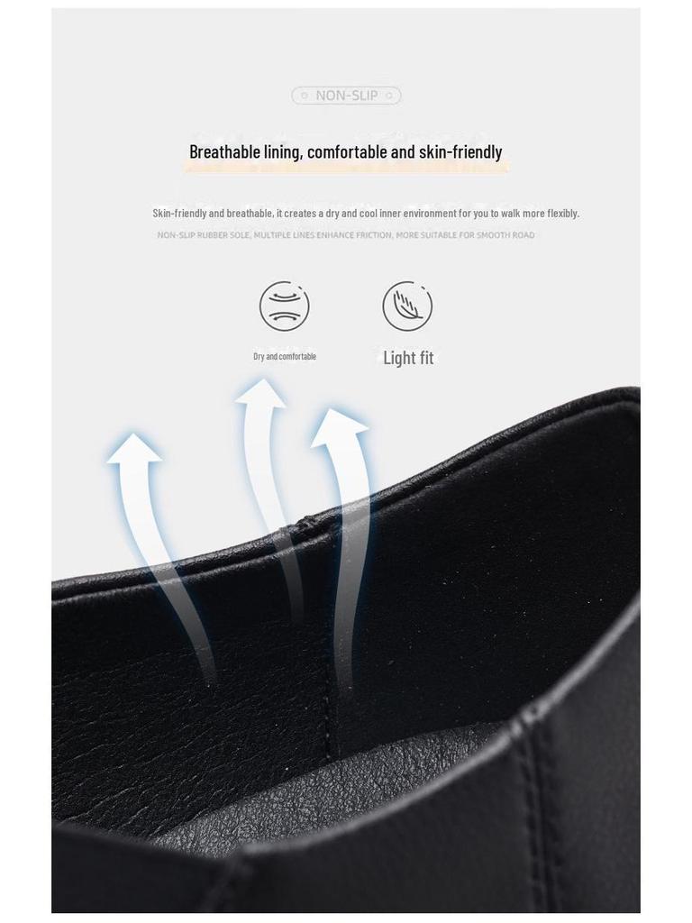 Zapatos de Cuero Slip-On de Otoño para Hombre 2024: Formal, Negocios, Casual, Conducción