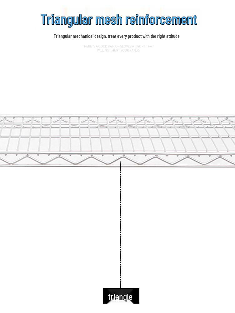 Stainless Steel Adjustable Three-Layer Flatbed Cart for Goods