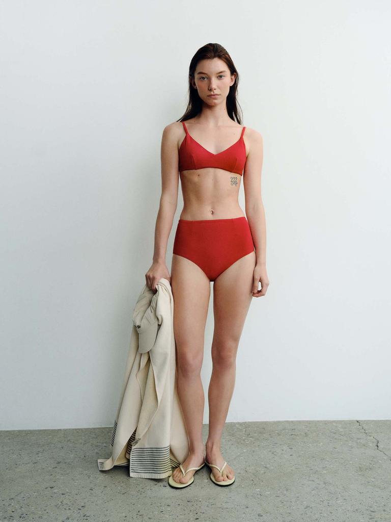 Obeleu Clean Line Bikini Set - Red