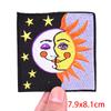 Cartoon Patch Sun Moon Embroidered Patches DIY Iron On Patches For Clothing Jackets Jenas Backpack Sew Embroidery Badges Sticker