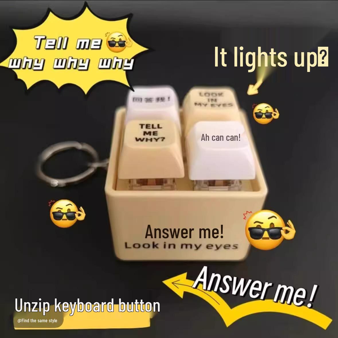 

Новое поступление! Светящийся голосовой брелок: Снятие стресса через зрительный контакт