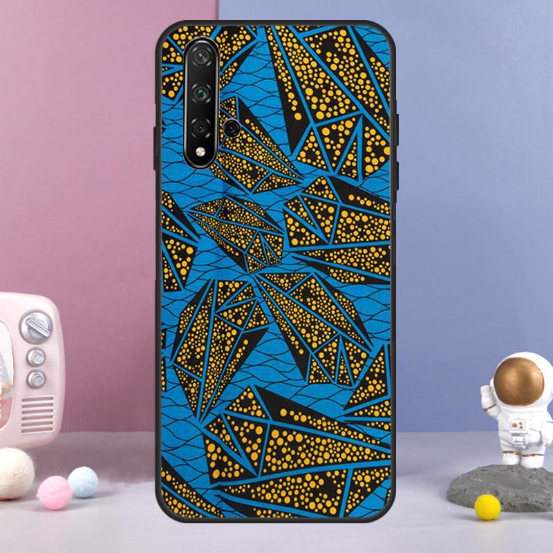 African Fabric Print For Huawei Nova 9 10 SE 3i 7i 8i 11i 12i Y60 Y61 Y70 Y72 Y73 Y90 Y91 P20 P30 P40 Lite Case