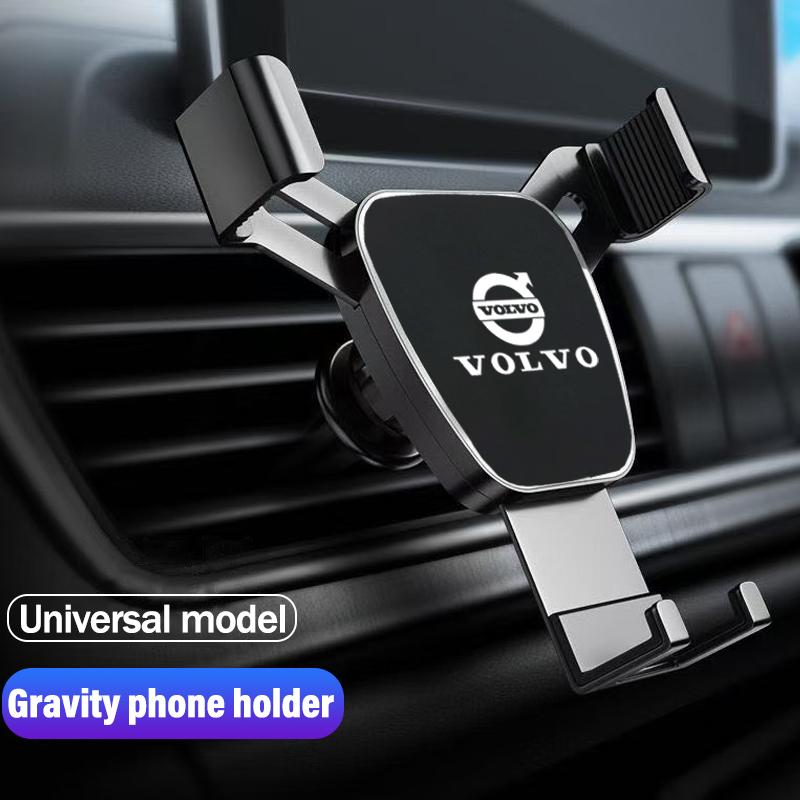 aux1 Gravity Car Phone Holder Air Vent Clip Cell Phone Stand Support For Volvo Rdesign V50 V70 S90 S60 C30 XC60 T6 S80 V60 V40 XC90