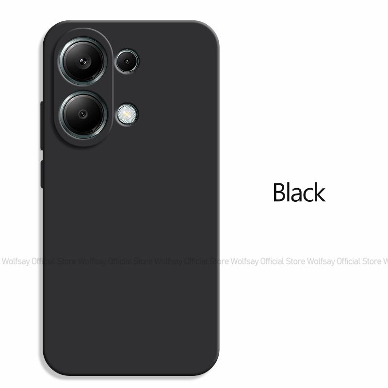 Für Xiaomi Redmi Note 13 Pro 4G Hülle Xiaomi Redmi Note 13 Pro Plus 5G Hülle Original TPU Stoßfeste Flüssigsilikon-Telefonhülle