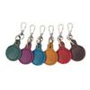 2025 New Apple Air Tag Protective Cover Cowhide Pet Anti-loss Keychain Location Tracker Leather Cover Leather Key Holder Pouch