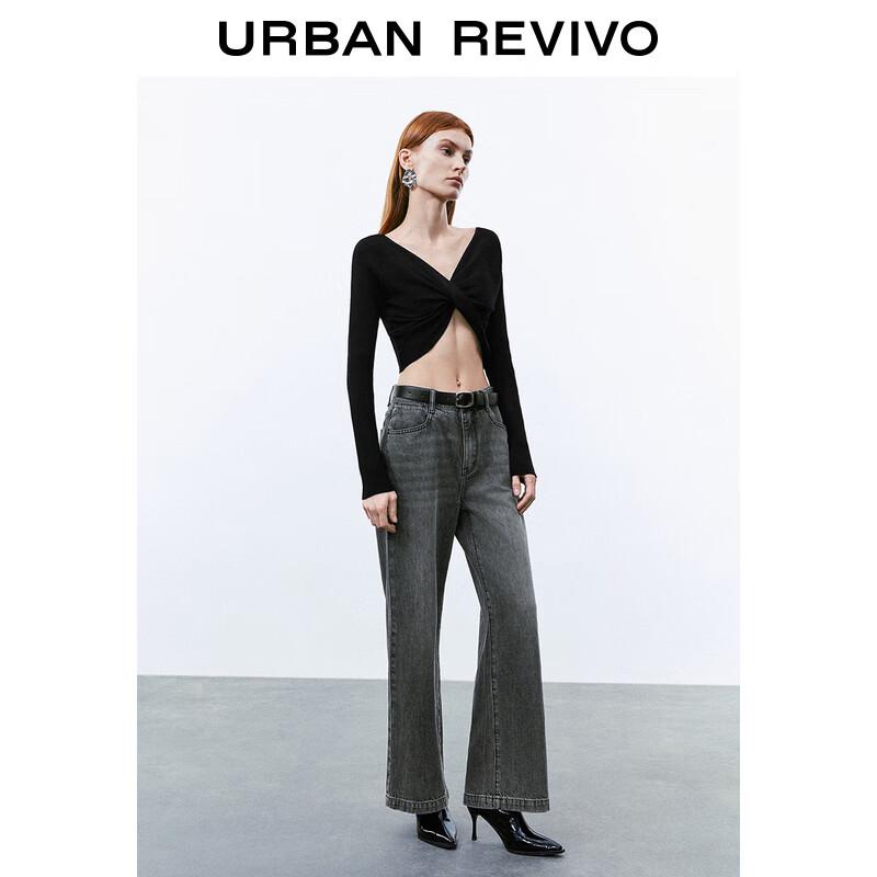 UR Women's Autumn 2024 Twisted Rib Knit Sweater