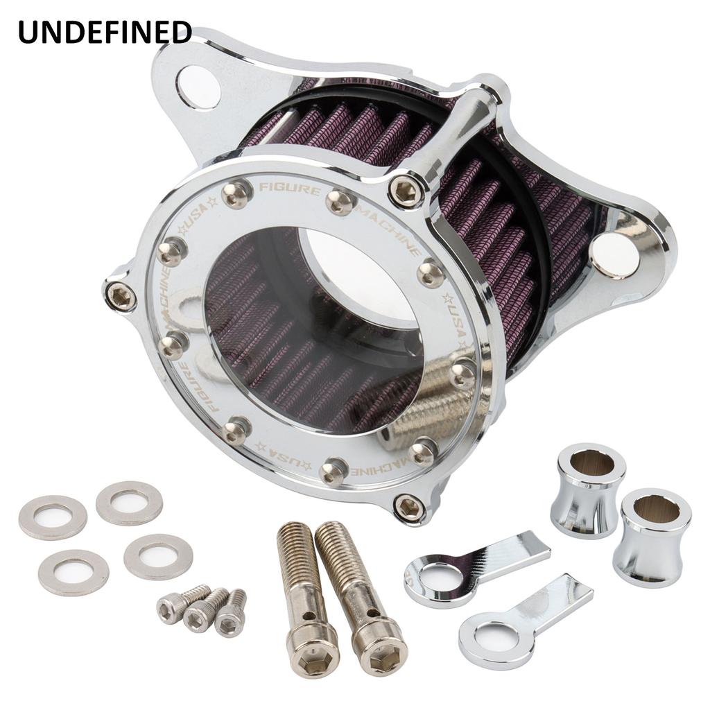 Chrome Motorcycle Air Filter Intake Cleaner System Kit For Harley Sportster XL883 XL1200 Iron 883 48 72 Seventy Two