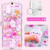 Refoiner 3D Butt Mini Album with Keychain Photo Mini Transparent Clear 3D for Smartphone Cell Phone Craft Gift of Stickers, Cute, Soft, Pinchable,