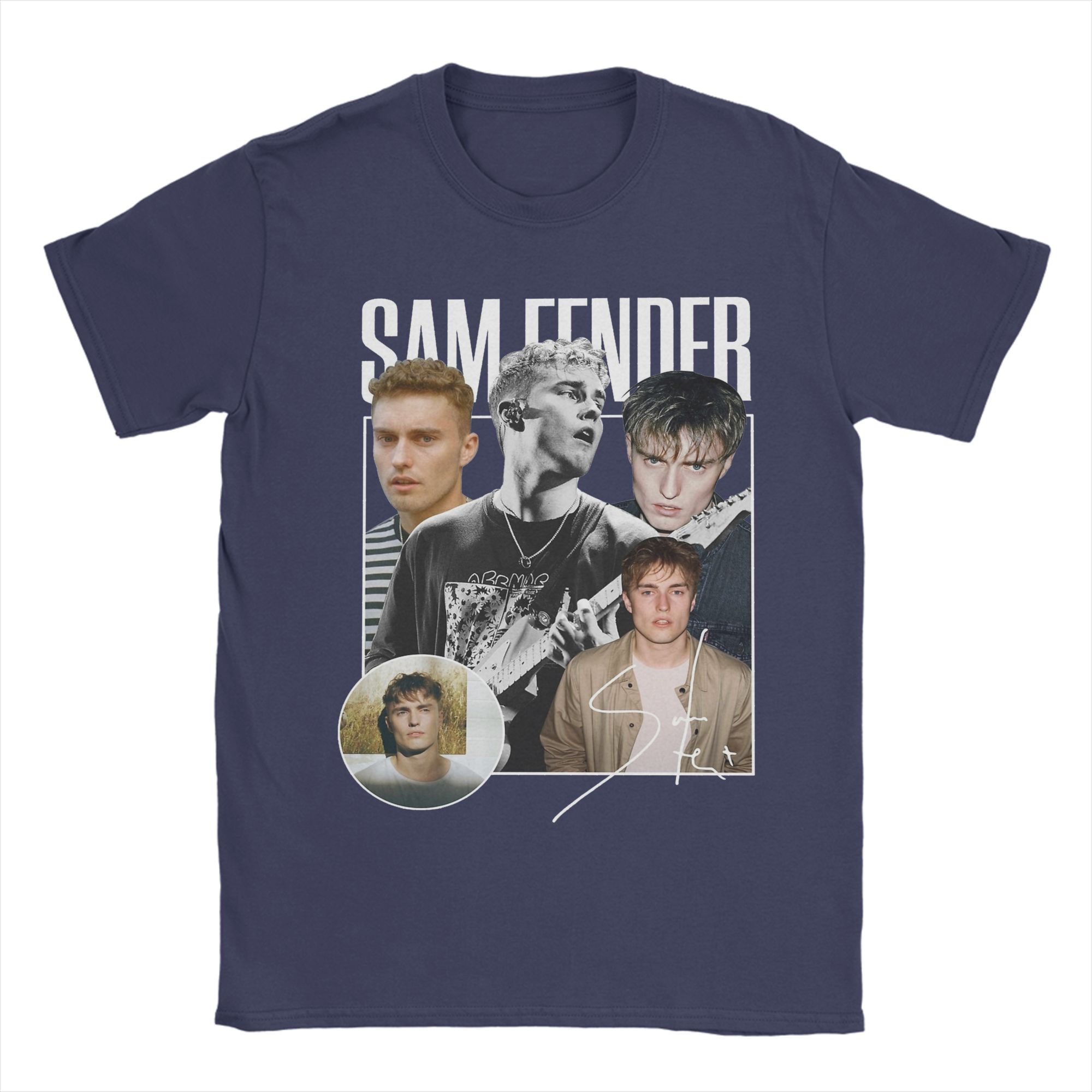 

Men Sam Fenders T Shirts Cotton Clothing Funny Short Sleeve Round Neck Tee Shirt Printed T-Shirts 4XL