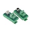 Rj45 Adapter Terminal Cat5E Cat6 Adapter Board Network Port Din35 Guide Rail Installation Accessories