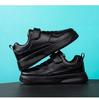 2025 foreign trade non-slip student non-slip leather sneakers spring and autumn children's board shoes waterproof small black shoes little white shoes