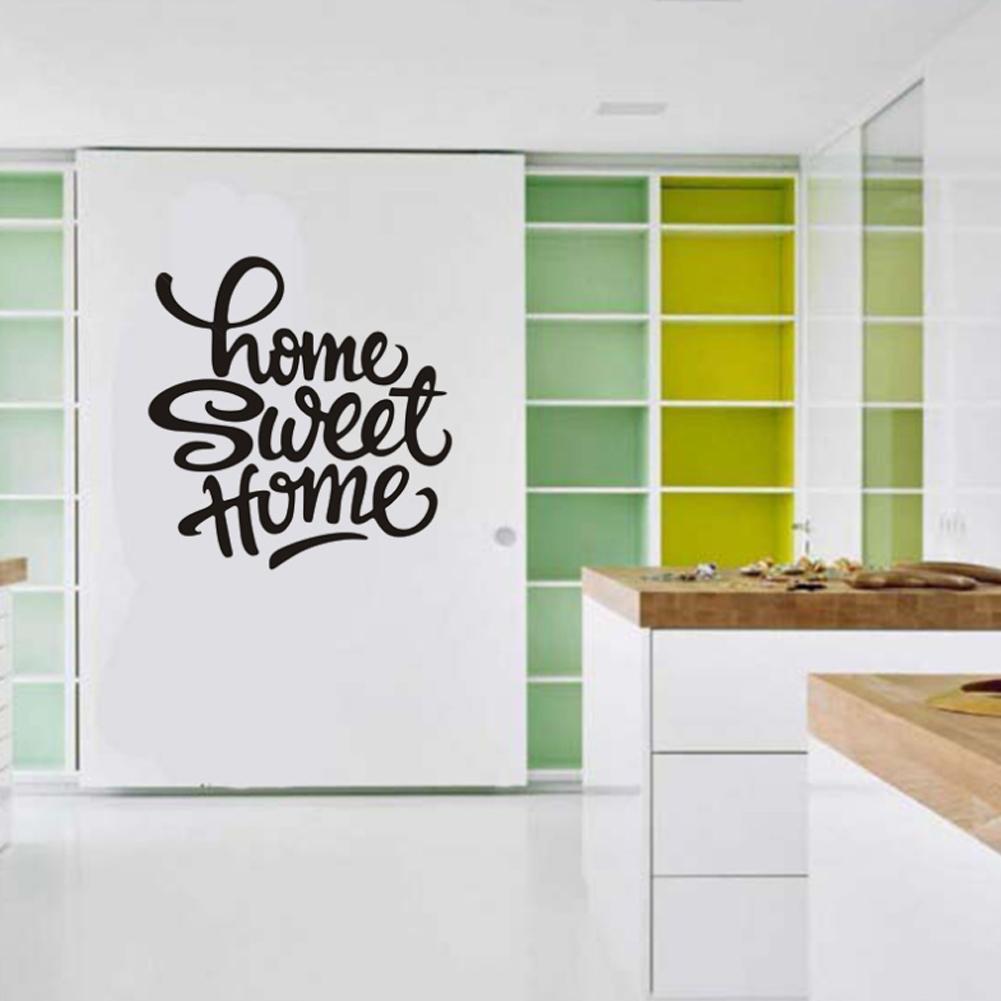 Household English Words Wall Sticker DIY Self Adhesive Wallpaper Sticker for Bedroom Decoration