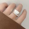 2025 Trend Rings Fashion For Women Simple Finger Open Vintage Wide Flat Ring Allergy For Party Birthday Gift Accessories