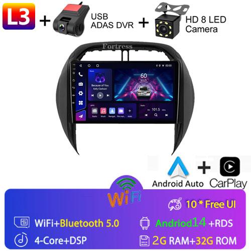 For Toyota RAV4 RAV 4 2003 2004 2005 Car Radio Android Multimedia Video Player Navigation GPS Carplay Touch Screen Auto Stereo