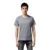 Anta Comfortable Casual Simple Solid Color Round Neck Pullover Versatile Short Sleeve T-Shirt Men Tops Monet-Gray 152520141-2