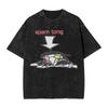 Spamton NEO Deltarune Spiel Ausgewaschenes T-Shirt Herren Y2K Lustige Baumwoll-T-Shirts Sommer Rundhals Mode-T-Shirts Einfache Übergrößen Oberteile