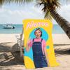 Customizable personalized beach towels Ms. Rachel themed designs.Suitable for the beach, yoga, sports;ideal as beach accessories