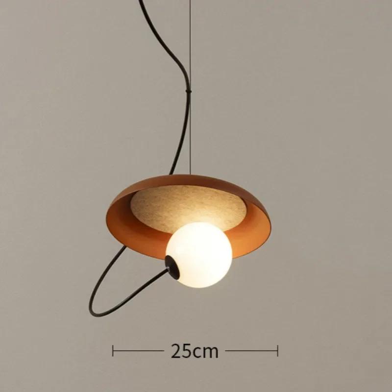 

Скандинавский Современный Островная Платформа Магнитное Притяжение Стеклянный Шар Подвесной Светильник Ресторан Спальня Прикроватный Отель Светодиодные Подвесные Светильники Кафе Warm light