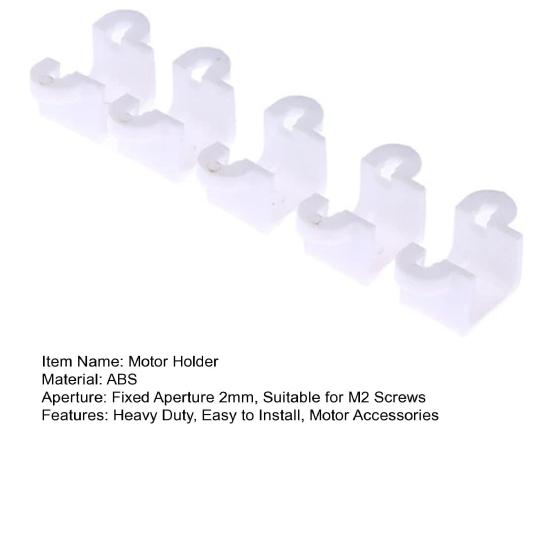 5Pcs N20 Duty Micro Gear Motor Fixed Motor Mounting Bracket Heavy Frame Mount Holder Model Seat