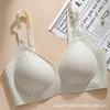 Women Seamless Wireless Thin Cup Comfortable Push Up Bra Anti Sagging Side Support