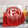 Fortuna Düsseldorf Logo Flanelldecke, Hohe Qualität, Bequem für alle Jahreszeiten, Heimdekoration, Wärme und Komfort