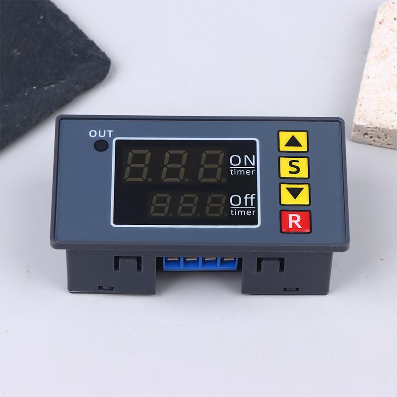T3231 Releu de Temporizare Ciclică DC12V 24V AC110-220V Afișaj Dublu Roșu și Albastru Modul Releu de Temporizare Comutator Releu de Temporizare pentru Automobil