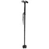 Aluminum Alloy Telescopic Crutches Walking Sticks Outdoor Elderly Cane With Torch