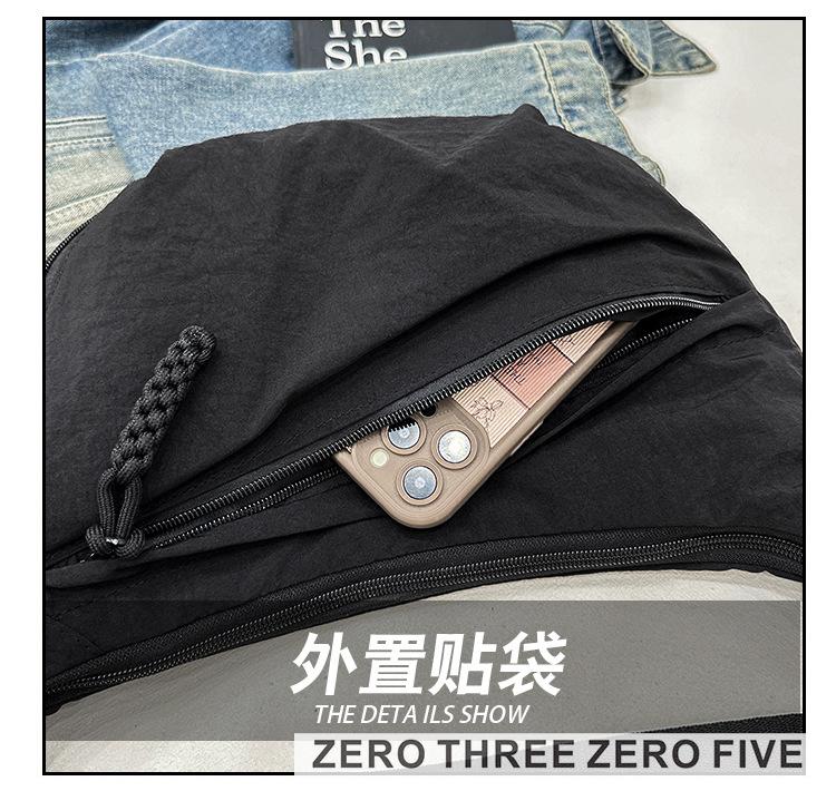 Simple Nylon Shoulder Hobos Bags for Women Travel Large Capacity Ladies Crossbody Bag Commuter Versatile Female Handbags Purse