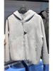 Unisex Retro Raglan Sleeve Fleece Hoodie - Warm & Functional for Autumn/Winter