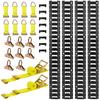 E-Track Tie-Down Rail Kit, 4 Pack 2.3 M E Track Rails