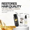 The Skin Story Keratin Shampoo Conditioner UV Protection Hair Serum Combo Kit Pack | Repairs, Nourishes, & Tames Frizz| For All Types Hair